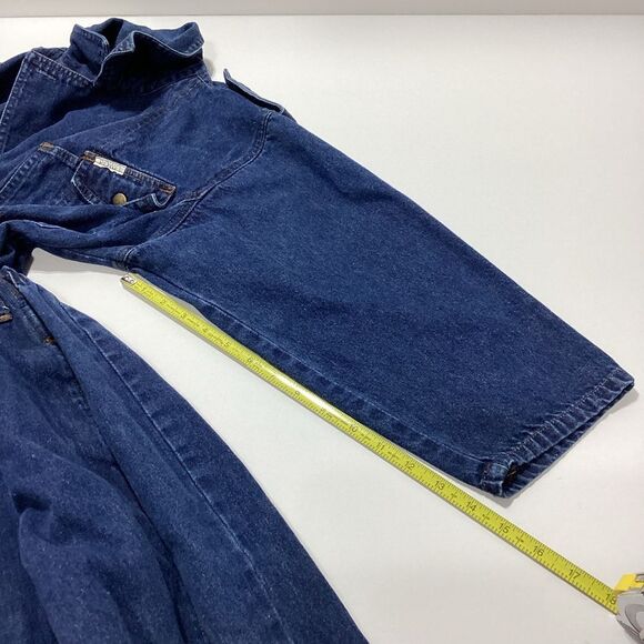 Power Brand Denim Jumpsuit Coverall Size 8 Blue - Picture 12 of 16